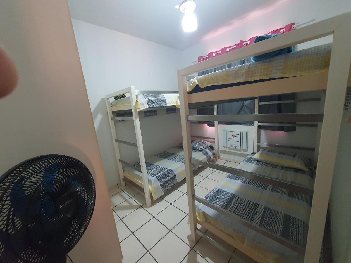 Apartamento Quadra Praia Com Vista Mar กวาราปารี ภายนอก รูปภาพ